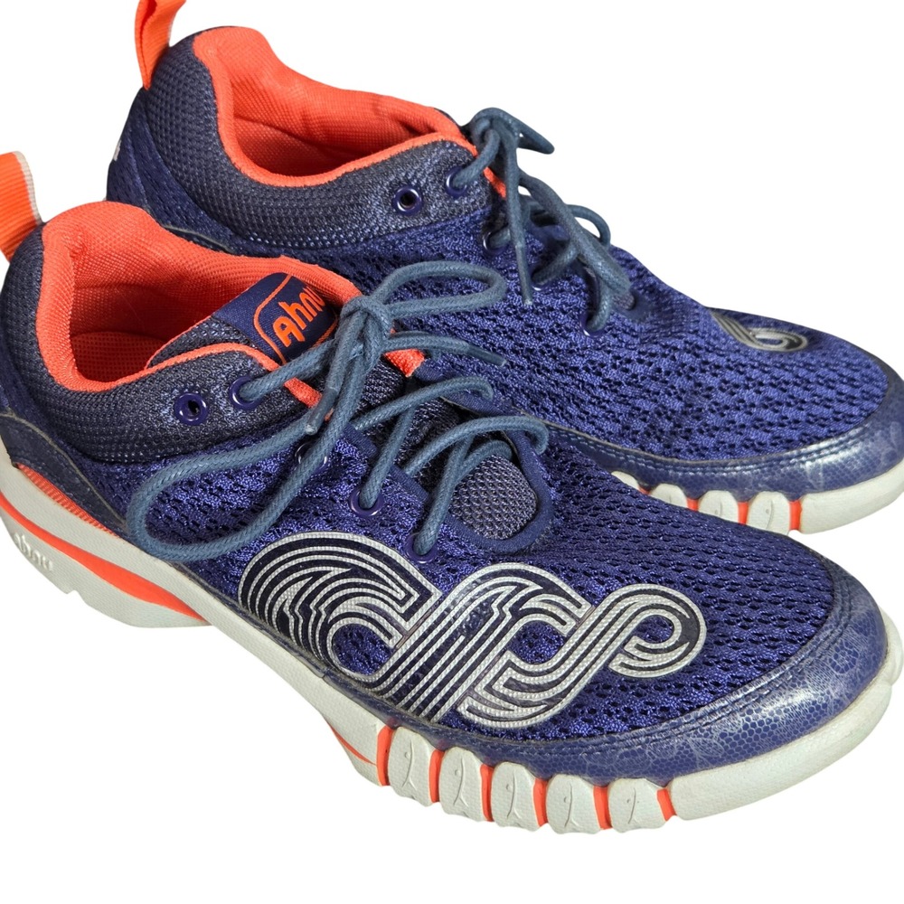 Ahnu Yoga Sports Womens 6.5 Blue Orange Athletic Walking Running Shoes